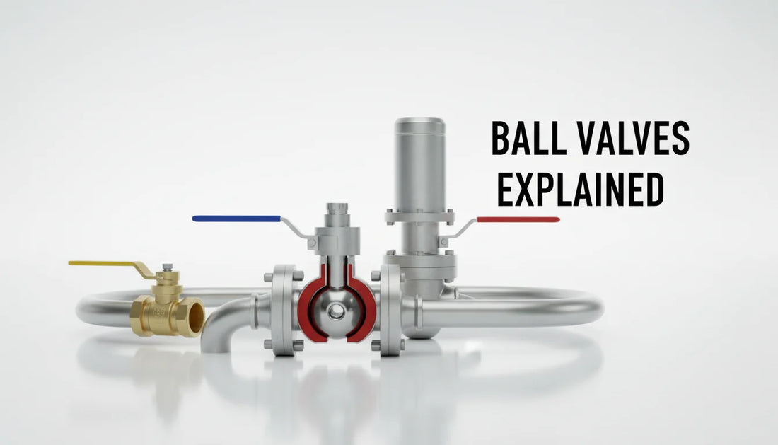 Ball Valves Explained: How They Work, How to Choose, and When to Automate (Industrial Guide)